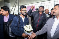 Ram Charan at New Jersey premieres of Dhruva